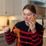 Bubblegum Pink Pasta Club iPhone 16 Pro Max Case