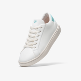 Women's Lace Up | White-Aqua