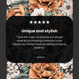 Black Peachy Peonies Samsung Galaxy S23 Case