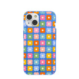 Electric Blue Petal Pop iPhone 14/16e Case