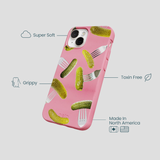 Bubblegum Pink Pickle Party iPhone 13 Mini Case