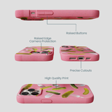 Bubblegum Pink Pickle Party iPhone 14 Pro Case