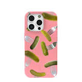 Bubblegum Pink Pickle Party iPhone 16 Pro Case