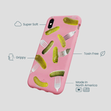 Bubblegum Pink Pickle Party iPhone XR Case