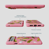 Bubblegum Pink Pickle Party Google Pixel 6a Case
