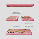 Bubblegum Pink Pickle Party Samsung Galaxy S22 Case
