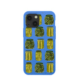 Electric Blue Pickling Pickles iPhone 13 Mini Case