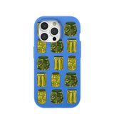 Electric Blue Pickling Pickles iPhone 15 Pro Case