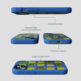 Electric Blue Pickling Pickles iPhone 15 Case