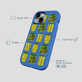 Electric Blue Pickling Pickles iPhone 15 Case