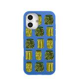 Electric Blue Pickling Pickles iPhone 16 Case
