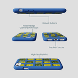 Electric Blue Pickling Pickles iPhone 6/6s/7/8/SE Case