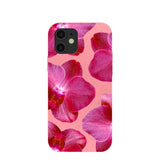 Bubblegum Pink Pink Orchids iPhone 12/ iPhone 12 Pro Case