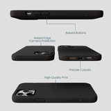 Black iPhone 12/iPhone 12 Pro Wallet Case
