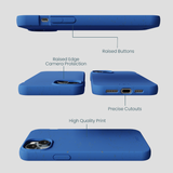 Electric Blue iPhone 14 Plus Case