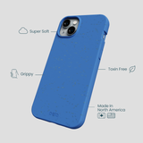 Electric Blue iPhone 14 Plus Case