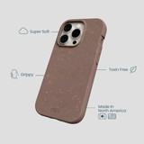 Chocolate Brown iPhone 14 Pro Case