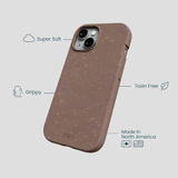 Chocolate Brown iPhone 15 Case