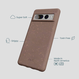 Chocolate Brown Google Pixel 7 Pro Phone Case