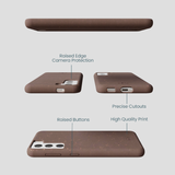 Chocolate Brown Samsung Galaxy S21 Phone Case