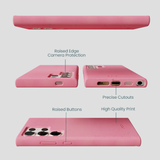 Bubblegum Pink Samsung Galaxy S24 Ultra Phone Case