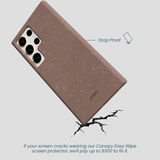 Chocolate Brown Samsung Galaxy S24 Ultra Phone Case