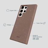 Chocolate Brown Samsung Galaxy S24 Ultra Phone Case