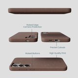 Chocolate Brown Samsung Galaxy S25+(Plus) Phone Case