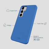 Electric Blue Samsung Galaxy S25+(Plus) Phone Case