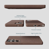 Chocolate Brown Samsung Galaxy S25 Ultra Phone Case