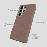 Chocolate Brown Samsung Galaxy S25 Ultra Phone Case