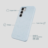 Powder Blue Samsung Galaxy S25 Phone Case