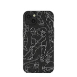 Black Play Sketch iPhone 13 Case