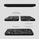 Black Play Sketch Samsung Galaxy S25+(Plus) Case