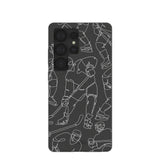 Black Play Sketch Samsung Galaxy S25 Ultra Case