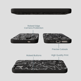 Black Play Sketch Samsung Galaxy S25 Case