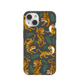 Black Playful Tigers iPhone 14/16e Case