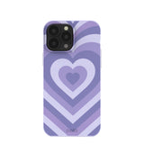 Lavender Power Hearts iPhone 13 Pro Max Case