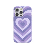 Lavender Power Hearts iPhone 14 Pro Max Case