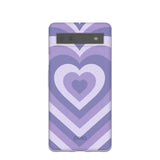 Lavender Power Hearts Google Pixel 6a Case