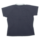 CALVIN KLEIN Golf Womens Polo Shirt Black Nylon UK 16