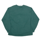 PORT AND COMPANY Central Valley Mens T-Shirt Green Long Sleeve USA XL