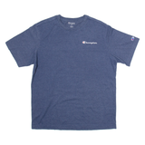 CHAMPION Mens T-Shirt Blue L