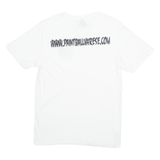 GILDAN Paintballing Mens T-Shirt White S