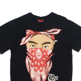 UNDERGROUND Tupac Mens Band T-Shirt Black M
