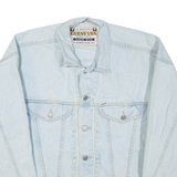 GUESS Mens Denim Jacket Blue L