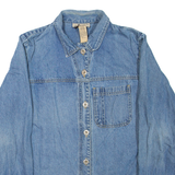 SAG HARBOUR Mens Denim Jacket Blue M