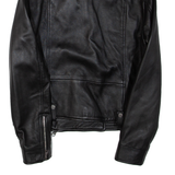 OAKWOOD Womens Jacket Black Faux Leather L