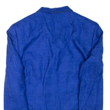 Mens Blazer Jacket Blue L