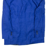 Mens Blazer Jacket Blue L
